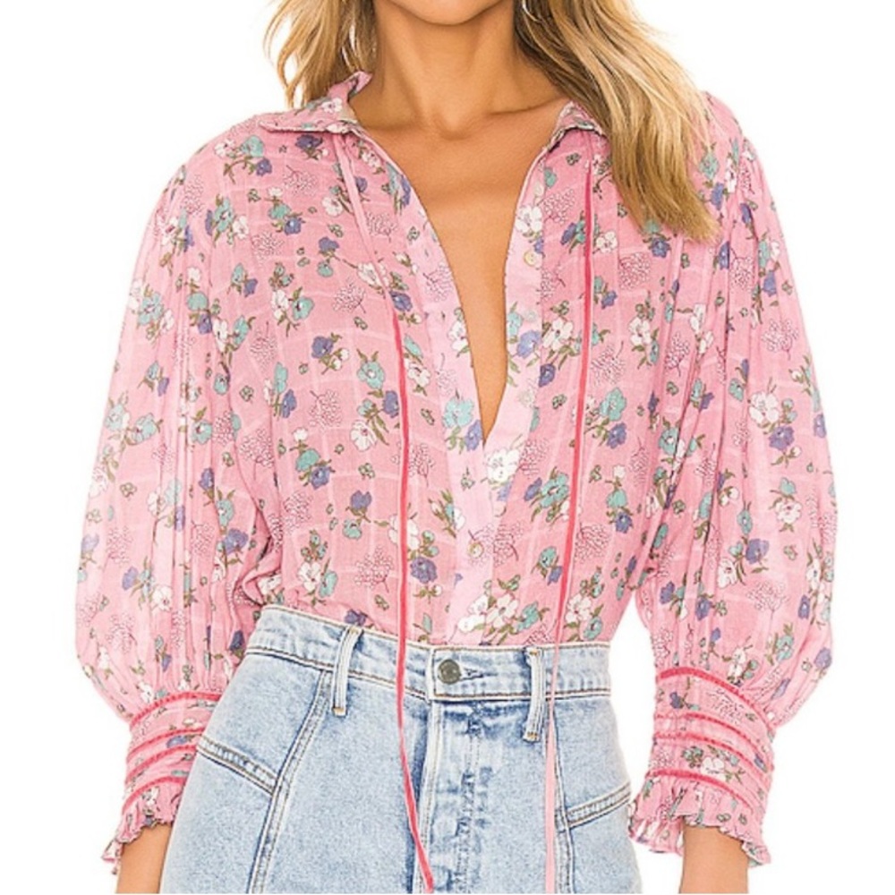 LOVESHACKFANCY Brooke blouse